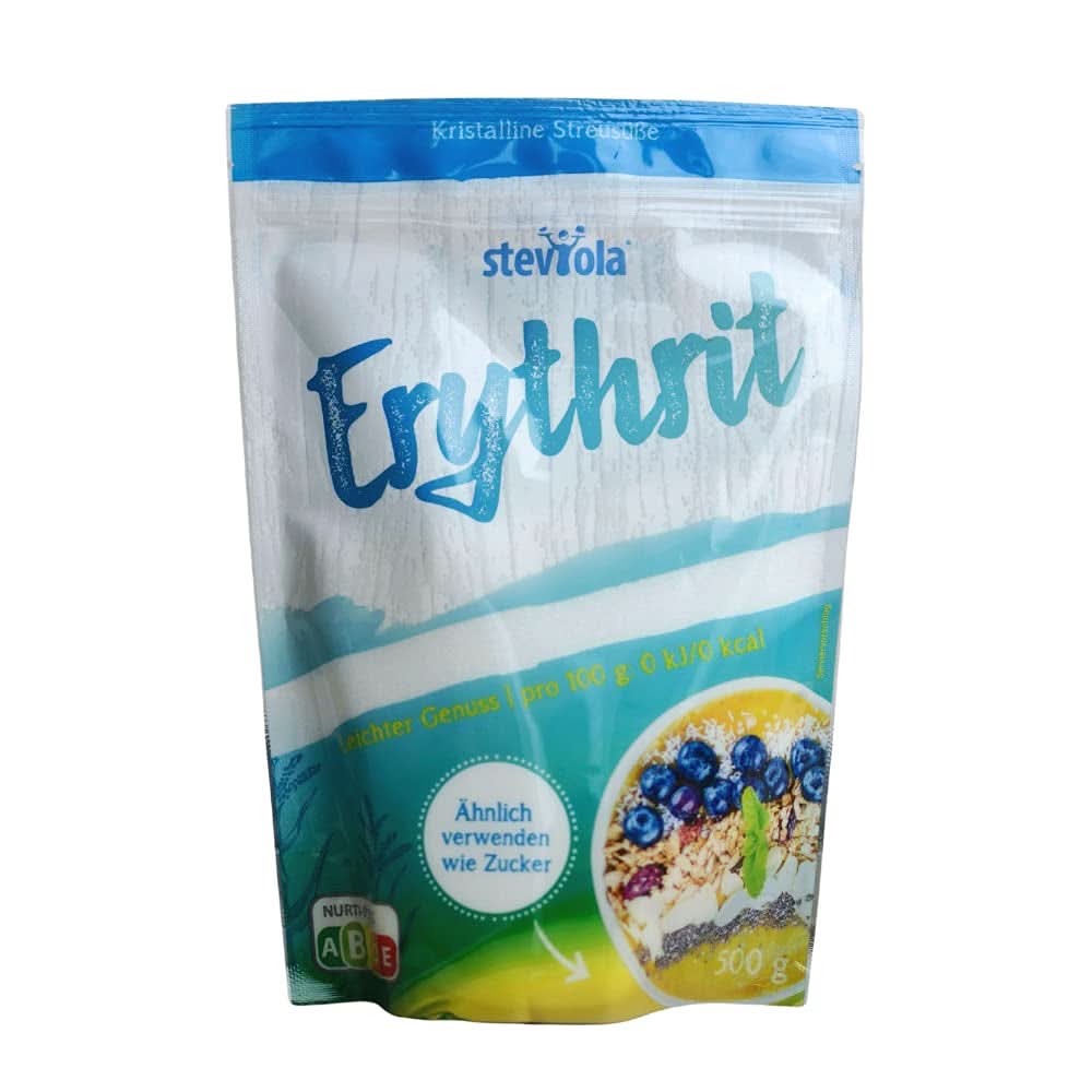 Stéviola | Édulcorant stévia | Édulcorant sans calories, 300 grammes Édulcorants Naty Shop Erythritol blanc, 500 grammes