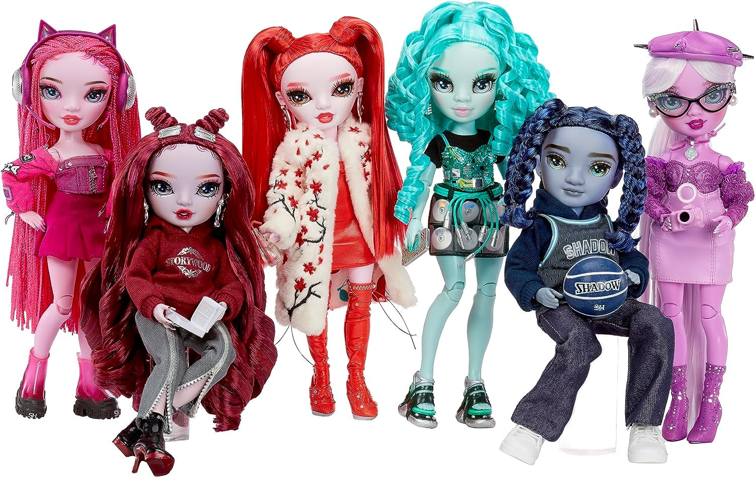 Rainbow High Shadow High Serie 3 - Berrie Skies - Vert Modepuppe - Tenues modernes et plus de 10 accessoires de jeu de Bunte - Idéal pour les enfants de 4 à 12 ans et les petits