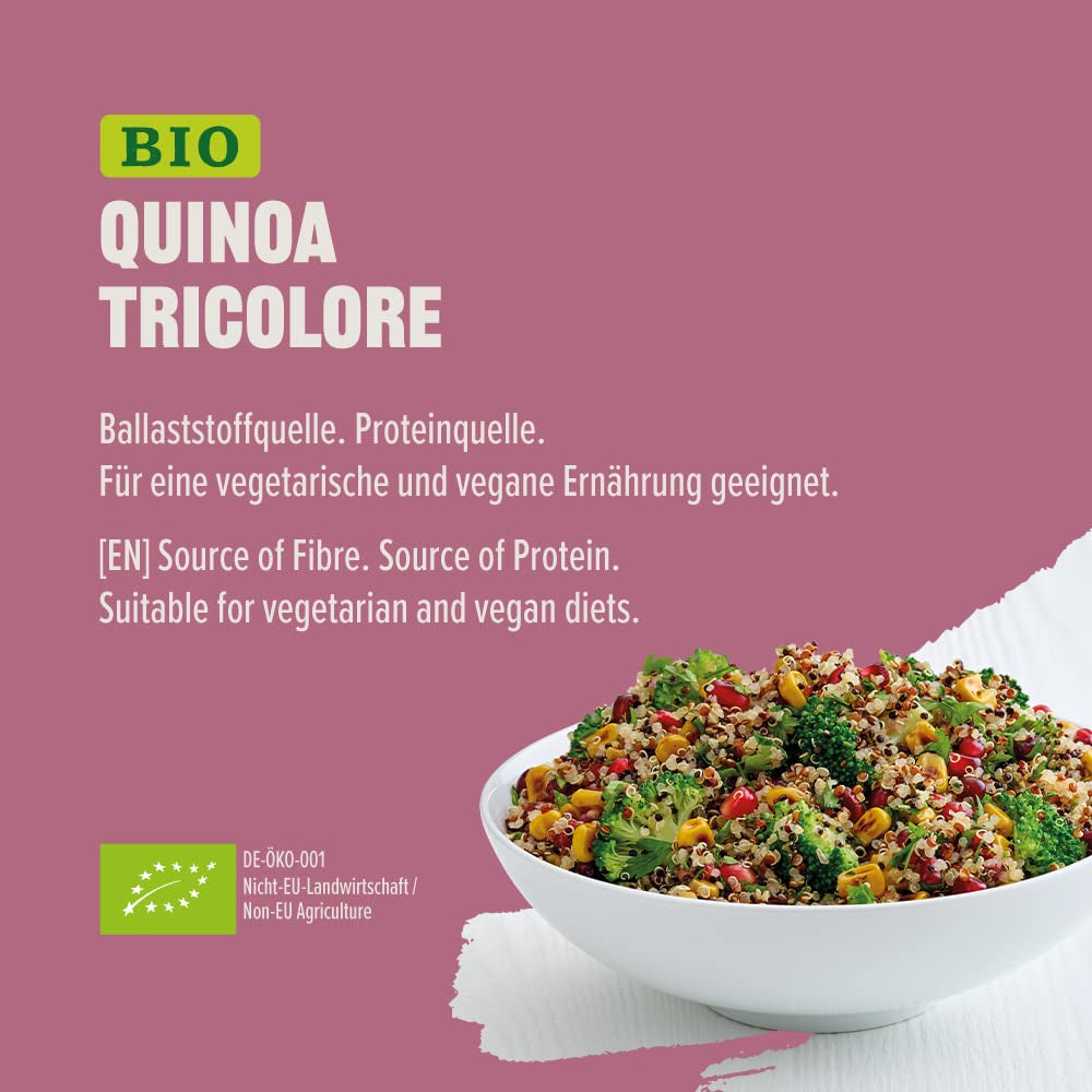 Amazon Bio Quinoa Tricolore 500g (Pack de 1)