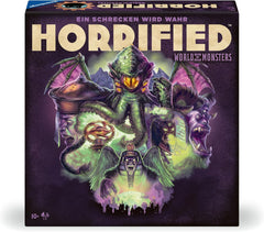 Ravensburger 22892 - Horrifié : Le Monde des Monstres - Jeu de société coopératif et addictif à partir de 10 ans pour des soirées de jeux entre amis ou en famille pour 1 à 5 fans d'Horrifié