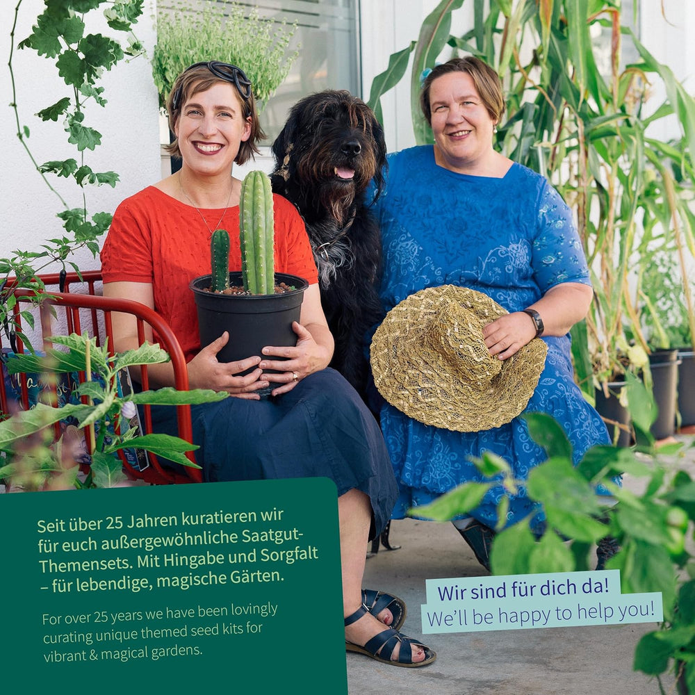 Magic Garden Seeds - Coffret de graines rares - 9 variétés insolites de légumes, herbes et fleurs - cueillies à la main, colorées et insolites - Cadeau original pour les amateurs de jardinage