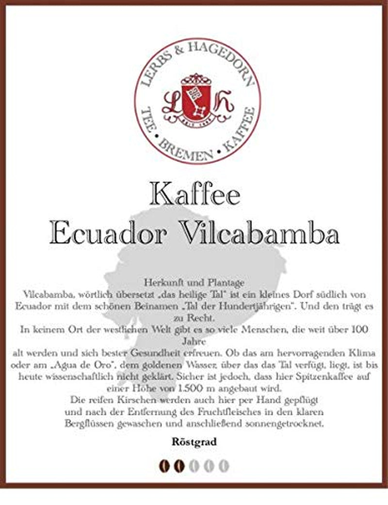 Café Vilcabamba Equateur 1kg