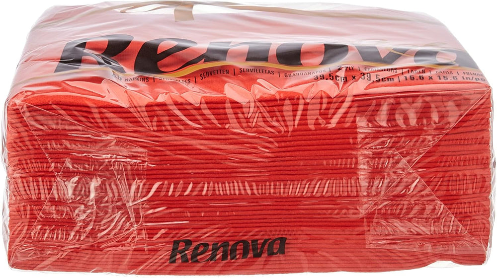 Serviettes en papier Renova Rouge Or - 40 Serviettes