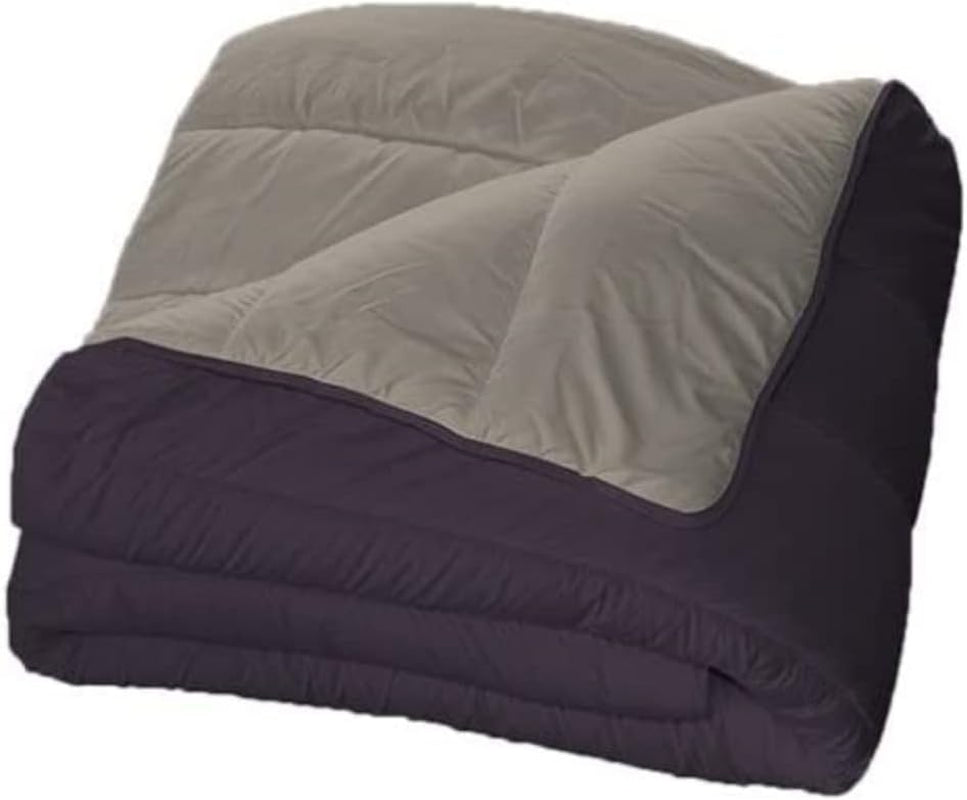 Couette réversible bicolore Bleu Câlin pour 2 personnes, microfibre, bordeaux/poivre, 220X240 cm Couettes et couettes Naty Shop Mûre/Poivre 140 X 200 Cm