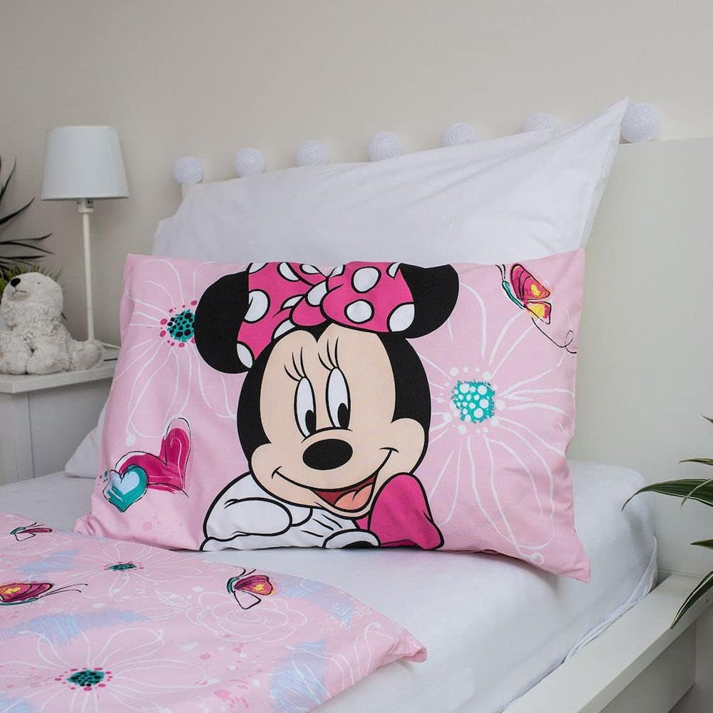 Set lenjerie de pat pentru copii Minnie Mouse, bumbac Lenjerie de pat - copii Naty Shop