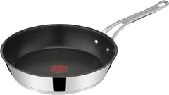 Tefal Jamie Oliver Cook'S Classics, revêtement antiadhésif, passe au four, inox, poignée rivetée Casseroles et poêles Naty Shop Sans livret de recettes 28 cm Jo Cooks Classic
