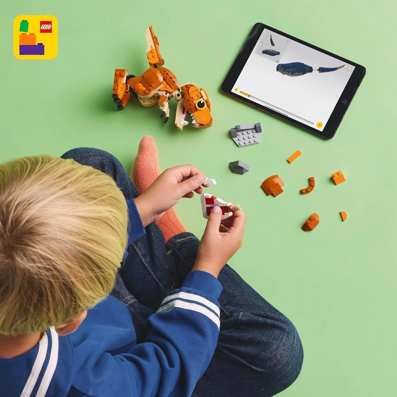 LEGO Jurassic World Little Eatie : jouet de construction T.Rex pour garçons et filles de 7 ans, ensemble de construction de dinosaures, modèle cadeau pour enfants avec bouche, tête et queue mobiles 76967 Jeux de construction Besuche den LEGO-Store