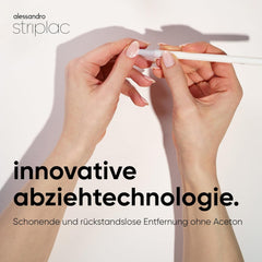 alessandro Striplac UV Top Coat Rosé - Ongles brillants et résistants aux rayures jusqu'à 15 jours - Peut être utilisé avec ou sans couleur - Technologie d'élimination en douceur - Vegan - Rose, Transparent, 6,5 ml