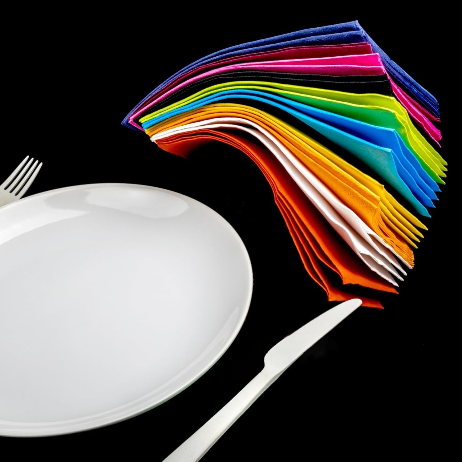 Serviettes en papier Renova, dorées, vertes, 40 pièces