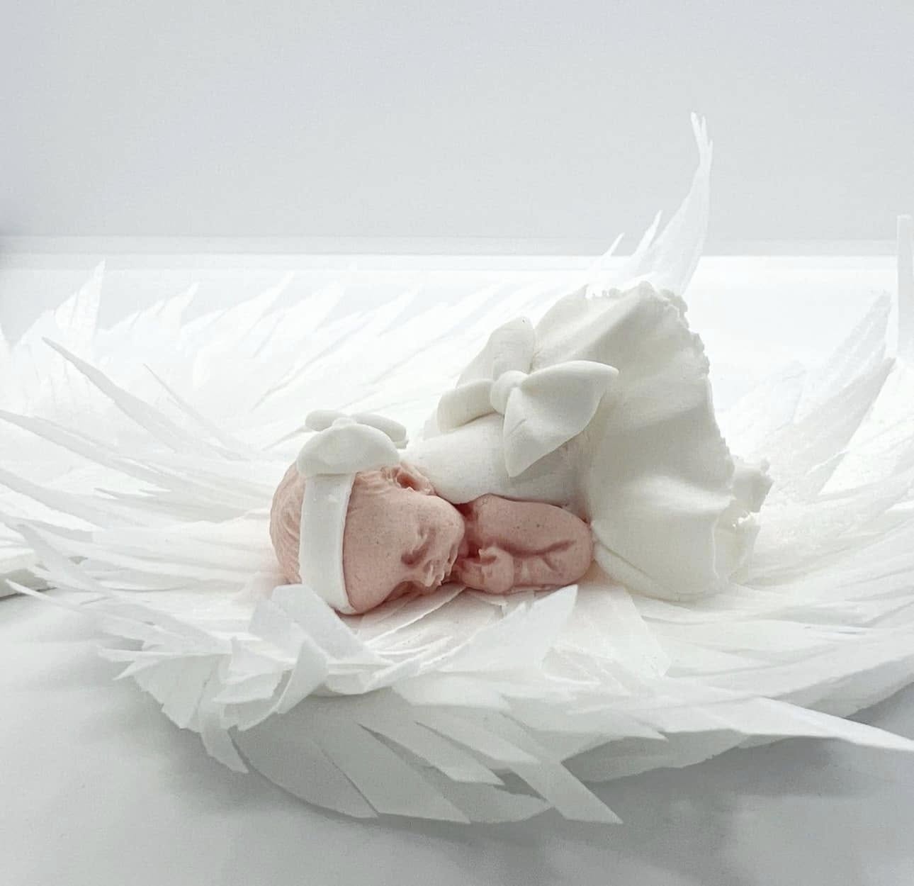 Décoration comestible, Baptême, Fille