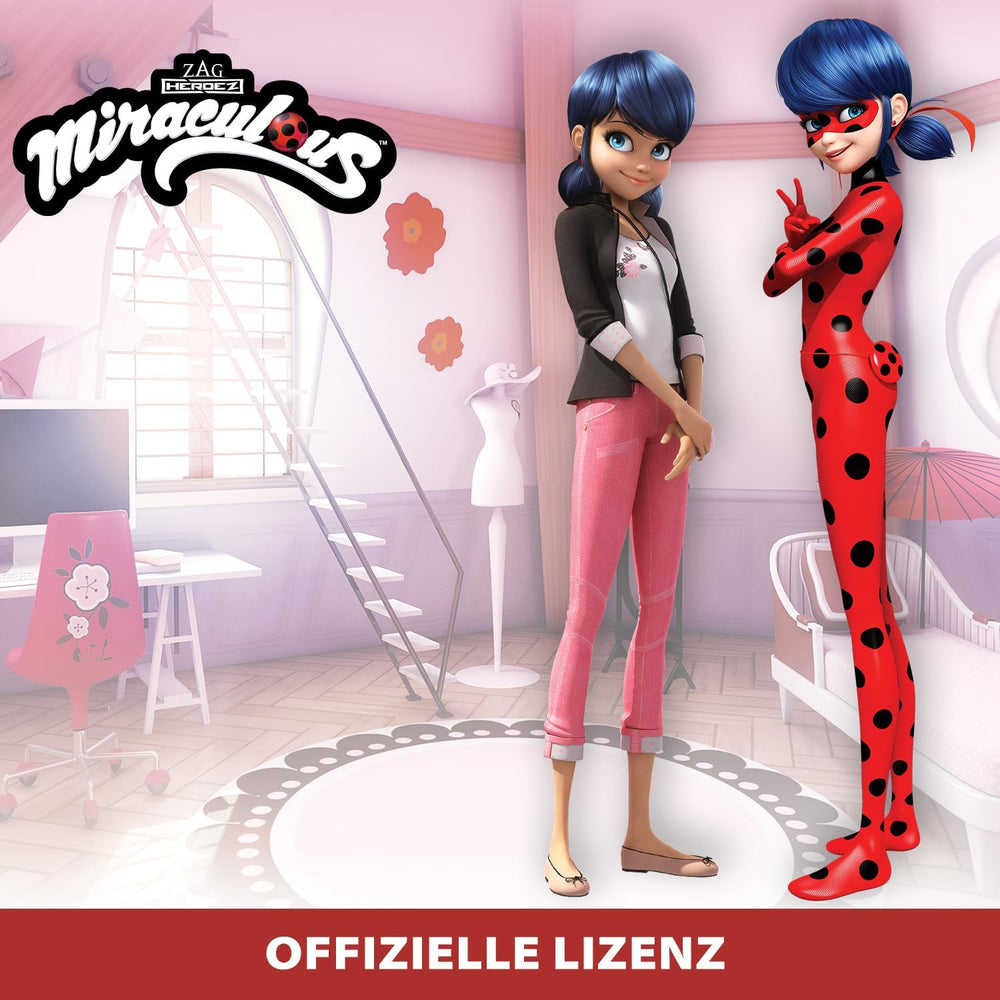 BANDAI - Miraculous Ladybug - Poupée Fashion Marinette et Ladybug - Poupée articulée de 26 cm avec 2 tenues - Poupée articulée Miraculous Toy - Jouet pour 4 ans et plus - P50355