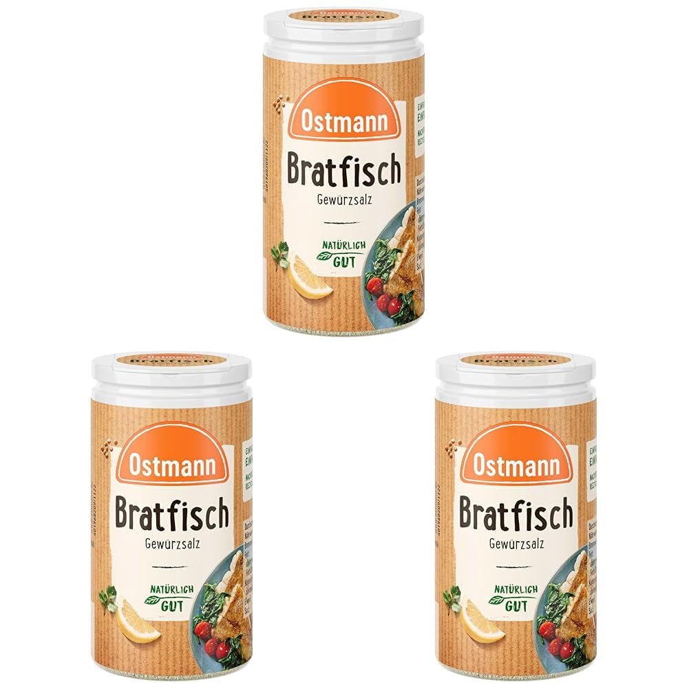 Ostmann Gewürze - Bratfisch Gewürzsalz | Nachfüllbare & recyclable Verpackung | 50 g dans Der Streudose