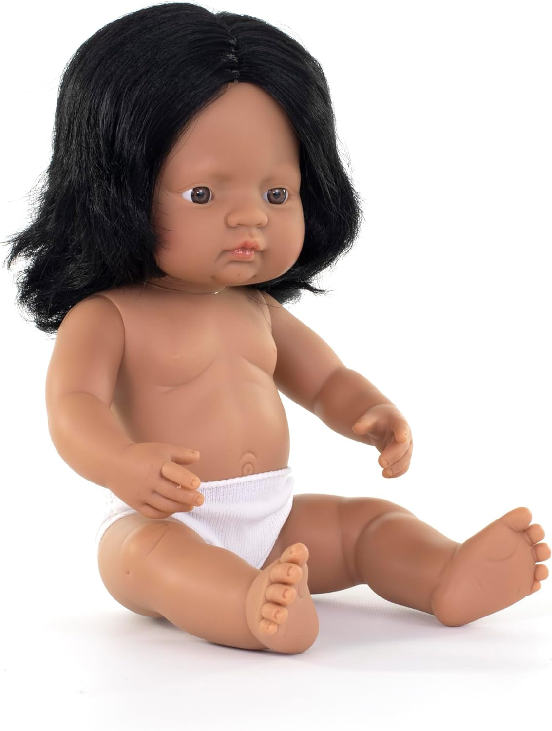 Miniland Babypuppe sud-américain pour filles 38 cm-31058, Zufällig