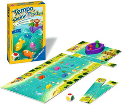 Ravensburger 23334 - Tempo, Fishbowl, Jeu de voyage pour 1 à 6 joueurs, Jeu à partir de 3 ans, Format compact, Jeu de voyage, Jeu de société - Cadeaux d'anniversaire
