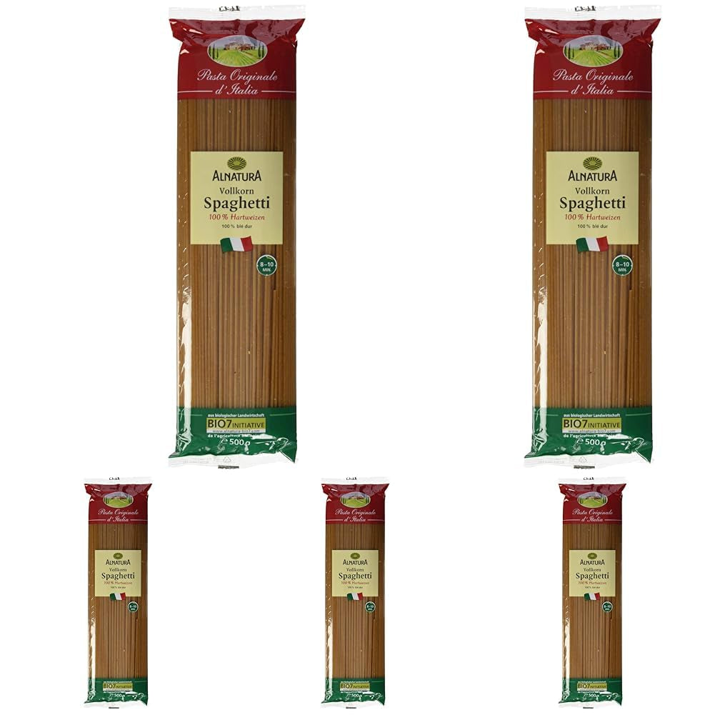 Spaghettis de blé entier bio, 500g