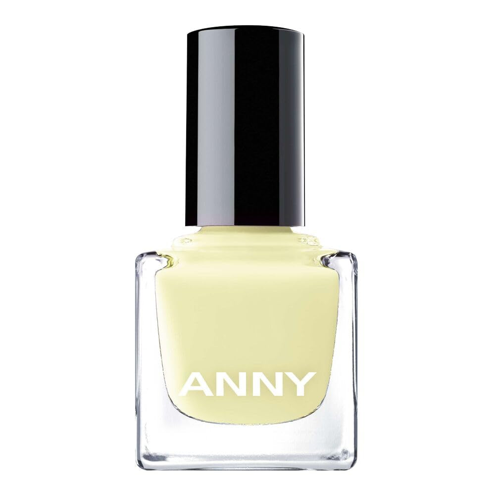 ANNY Vernis à ongles - Vernis à ongles coloré de haute qualité, longue durée, résistant aux éclats et à séchage rapide, couleur : Lemon Talk - 15 ml