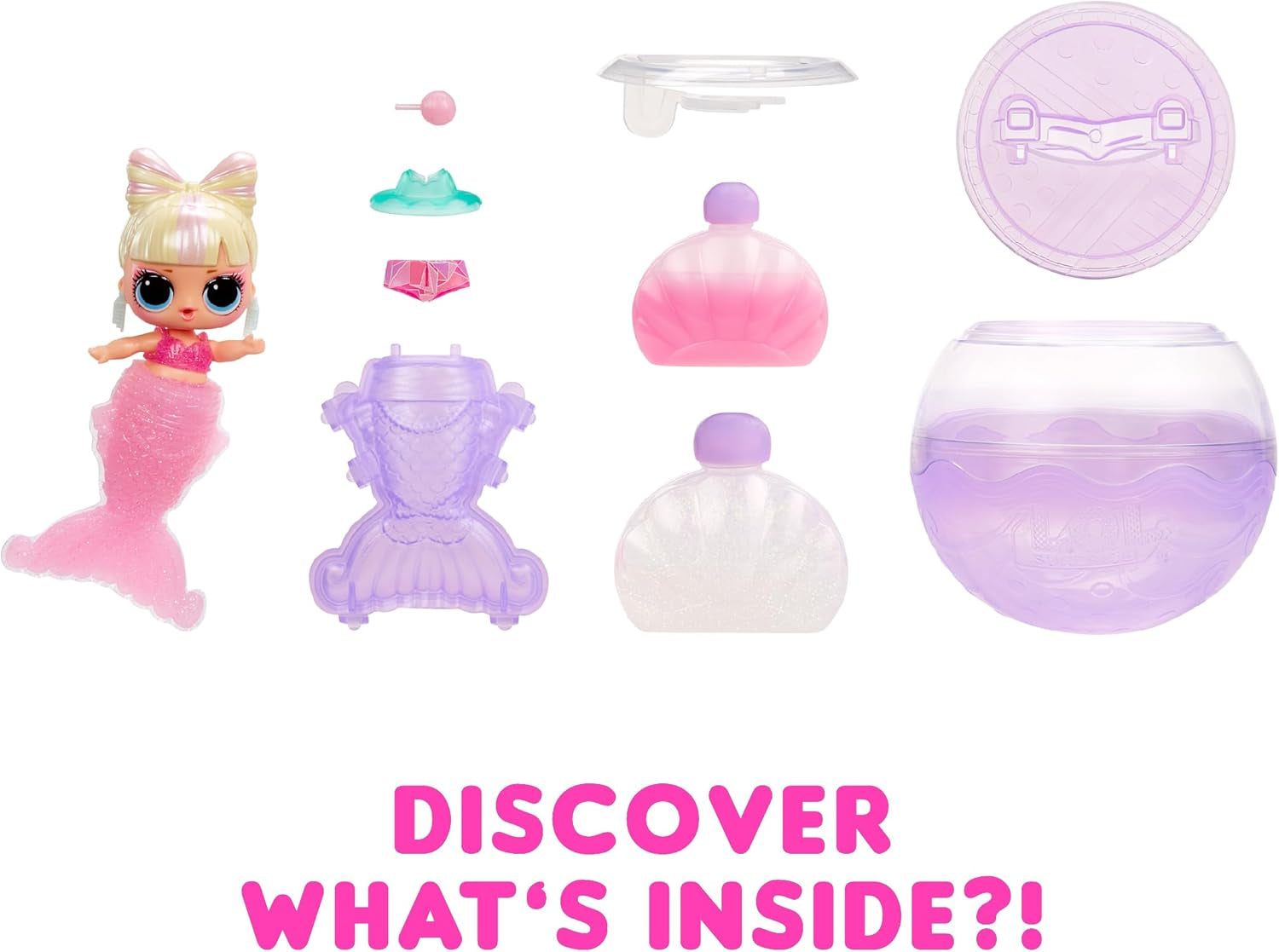 L.O.L. Surprendre! Mermaids Tots - Mini poupées tendance avec queues changeantes de couleur - Convient aux collectionneurs, filles et garçons à partir de 4 ans Naty Shop Dolls