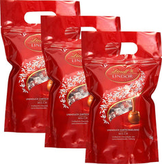 Lindt Chocolate LINDOR Balls Mixture, 399 grame Bomboane de Ciocolata Naty Shop 3 x 1 Kg Ciocolata cu lapte
