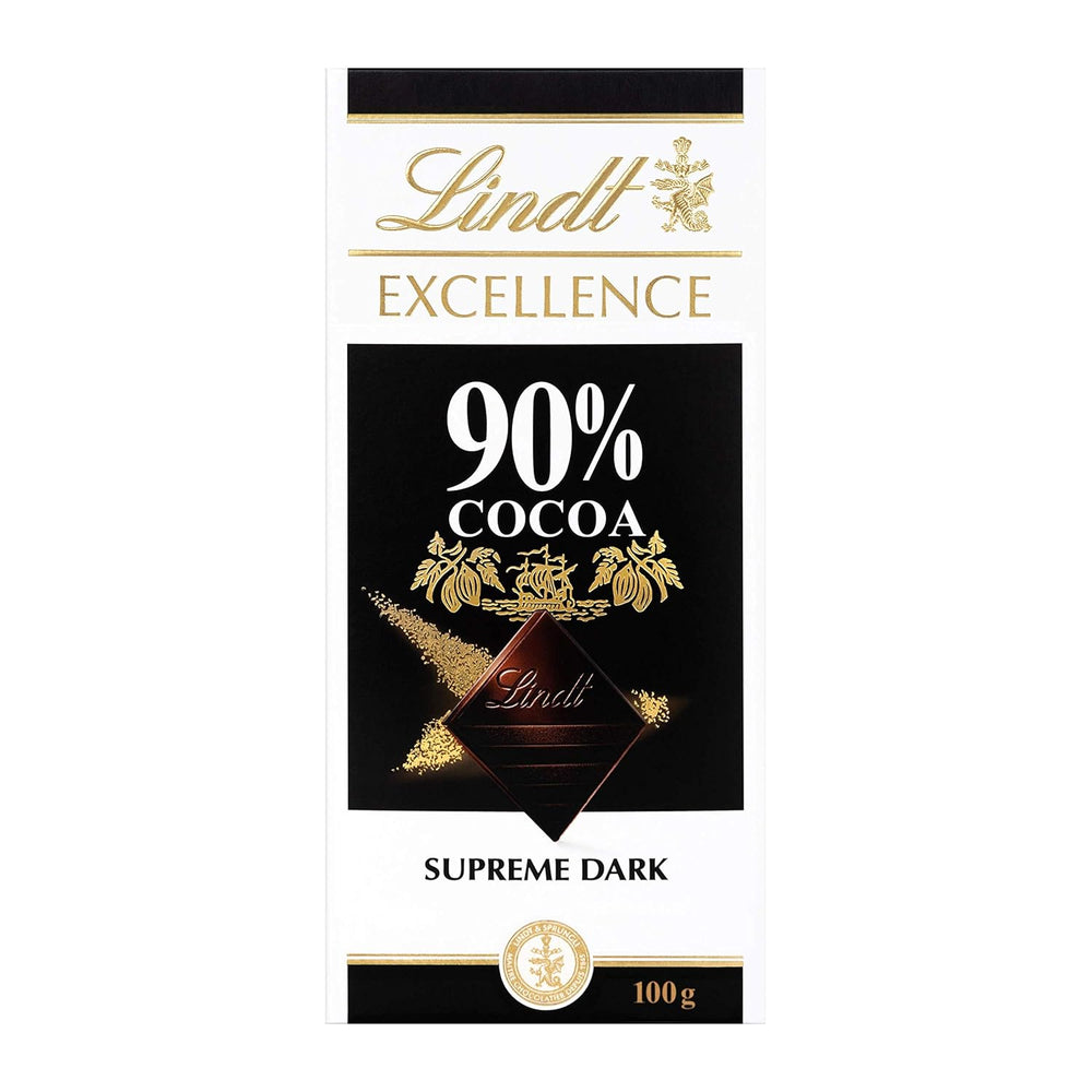 Chocolat Lindt | Barre EXCELLENCE 85% Cacao | 100g | Chocolat Extra Noir | Barre de chocolat végétalienne