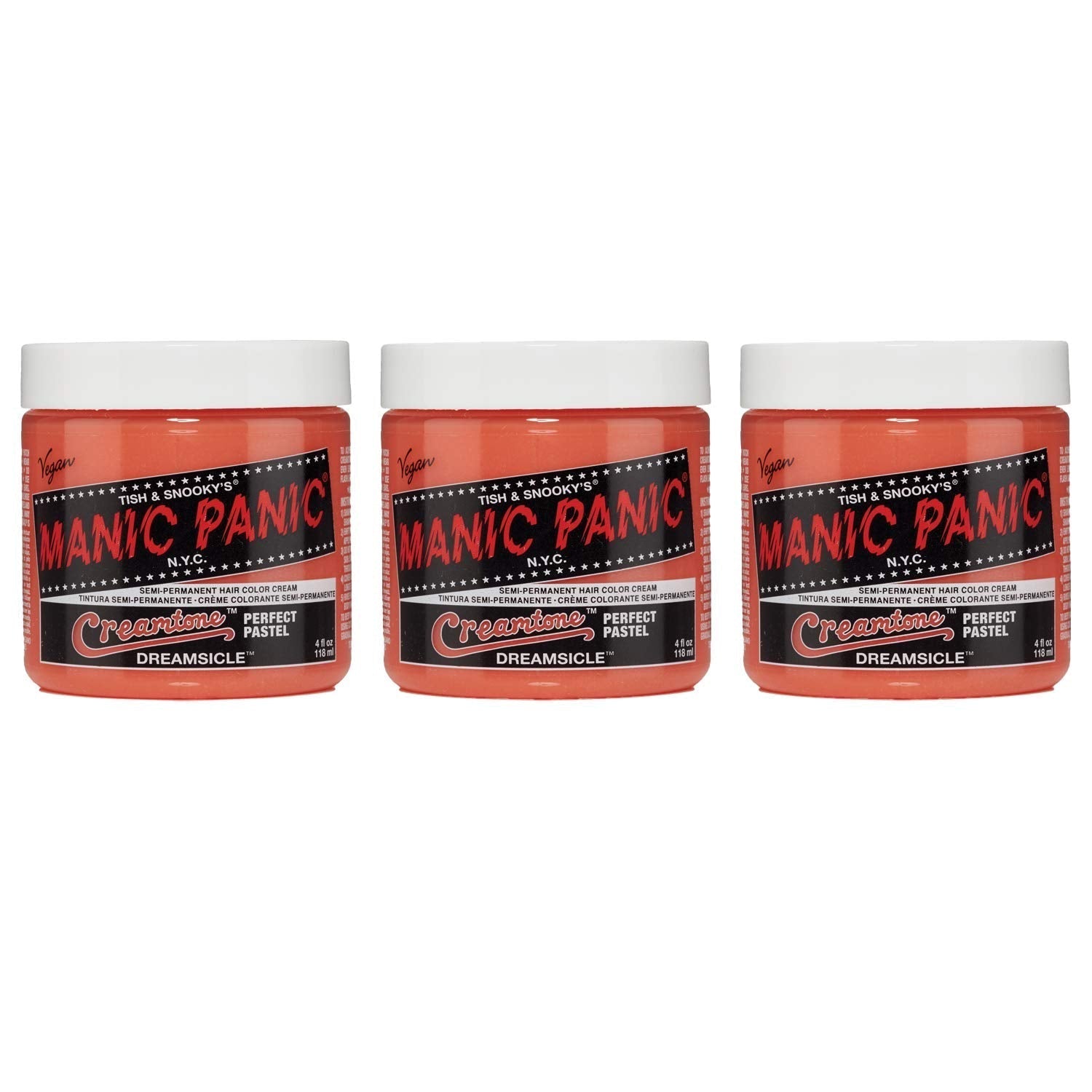 Manic Panic Electric Lizard Classic Cream, vegan, fără cruzime, vopsea de păr verde semipermanentă 118ml