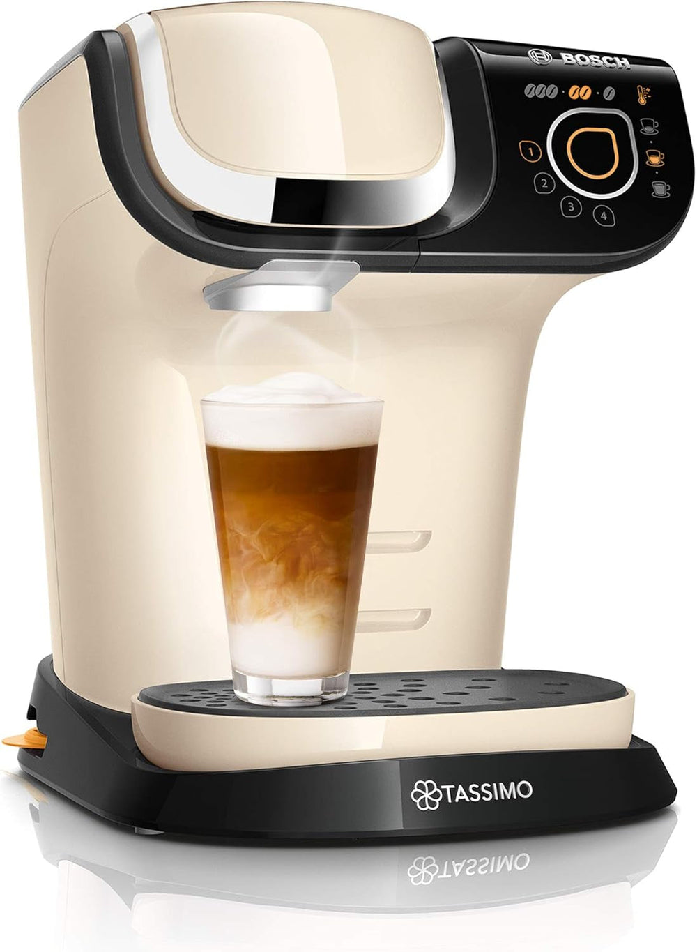 Tassimo My Way Machine à expresso avec 2 capsules TAS6502 avec filtre à eau, plus de 70 boissons, personnalisation des boissons, variété de café, préparation facile, 1500 W, noir