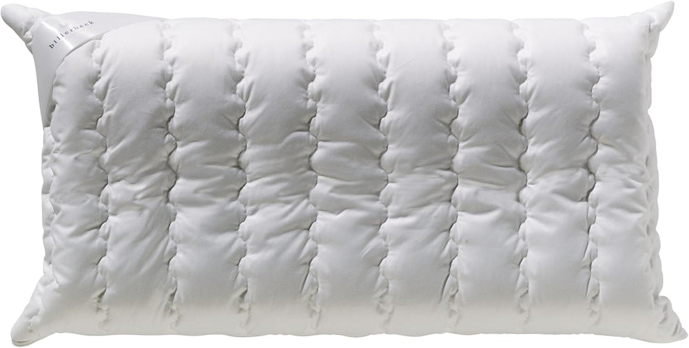 Billerbeck Pillow S20 Latex - Oreiller cervical en 40 X 80 Cm - Oreiller de soutien cervical avec âme en latex souple, blanc Oreillers standard Naty Shop Latex