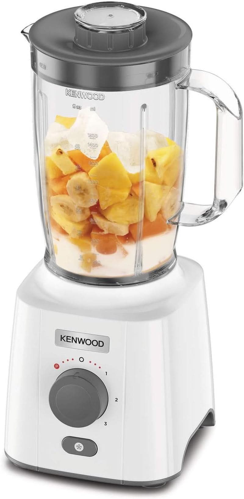 Kenwood BLP41.C0WH Mixer, Kunststoff, Grau, Weiß Bucatarie Naty Shop