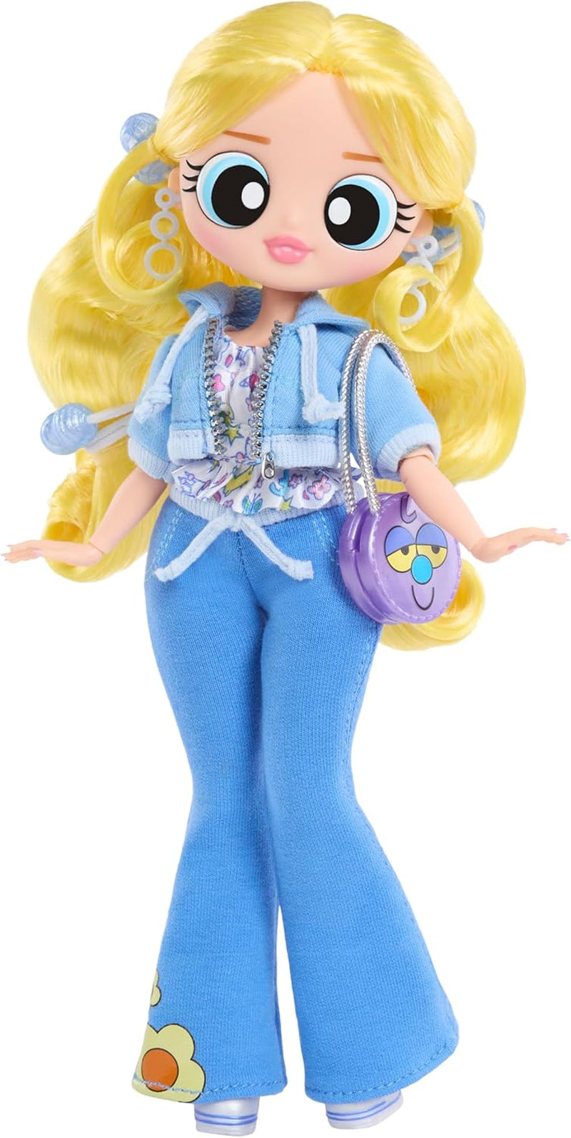 MDR. Surprendre! OMG The Powerpuff Girls Puppe - Bubbles - Enthält 1 Modepuppe, Inclus Outfit et Accessoires, 3 zum Sammeln