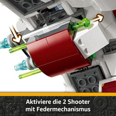 LEGO Star Wars 75401 Ahsokas Jedi Interceptor, modèle de modèle pour les fans de The Clone Wars, figurines Ahsoka Tano et Anakin Skywalker, avec lumière et R7-A7, pour jeunes et filles à partir de 8 ans