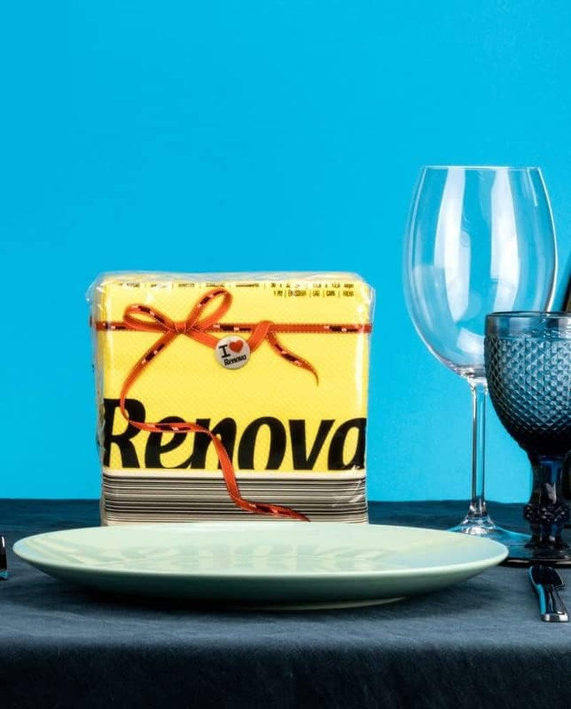 Serviettes en papier Renova, 70 pièces, 128 Go