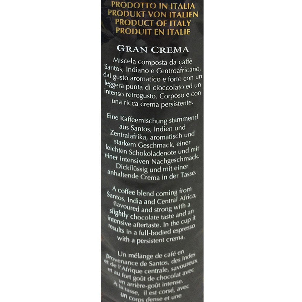 Kafffe, Bar Italia Espresso, gran crema (1 kg, sac), paquet de 1
