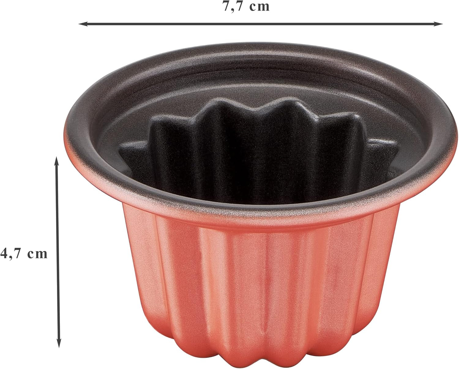 Lot de 3 cannelés Tefal Creabake J3059004 Orange Scénario