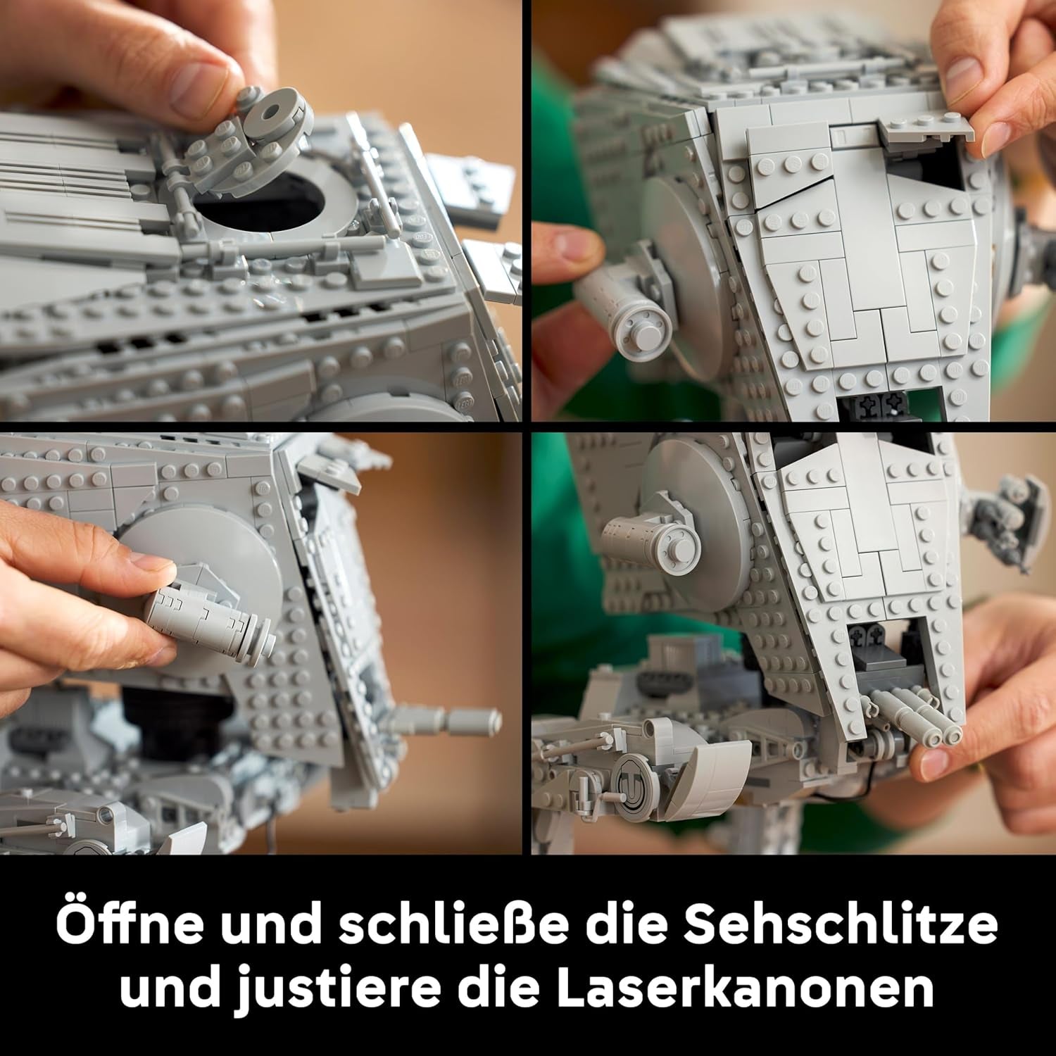 LEGO Star Wars AT-ST Camper - Bauset für Erwachsene - UCS Modell zum Auststellen mit Minifigur & Informationsstafel - Sammlerstück & Geschenk for Fans - 75417
