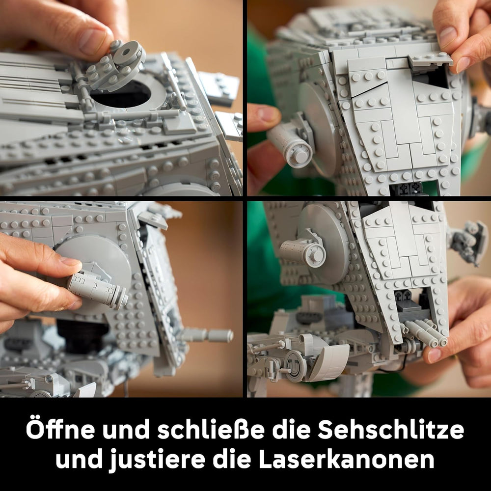 LEGO Star Wars AT-ST Camper - Bauset für Erwachsene - UCS Modell zum Auststellen mit Minifigur & Informationsstafel - Sammlerstück & Geschenk for Fans - 75417