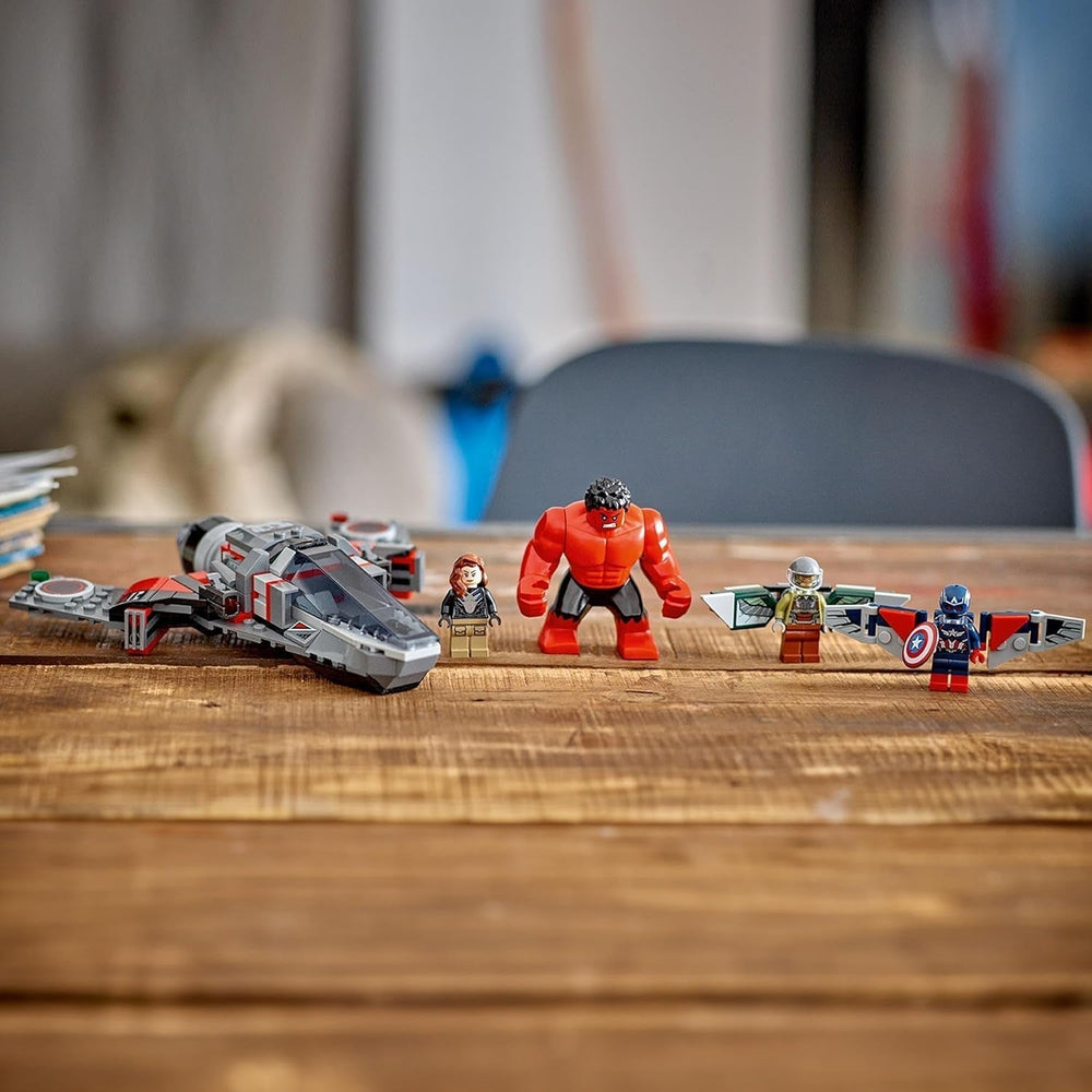 LEGO Marvel Affrontement entre Captain America et Red Hulk Cadeau pour enfants Jet Set à construire Jouet de super-héros pour garçons et filles de 8 ans Jouet de construction d'aventure 76292 Jeux de construction Besuche den LEGO-Store