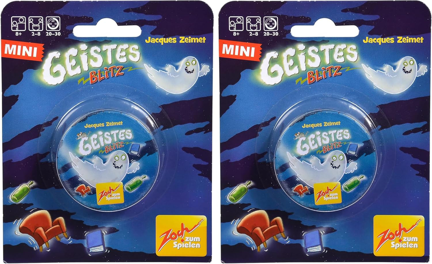 Zoch 601129800 Brainwave - Le jeu de réaction amusant pour petits et grands ; celui qui attrape rapidement les bonnes pièces a de grandes chances de gagner, à partir de 8 ans