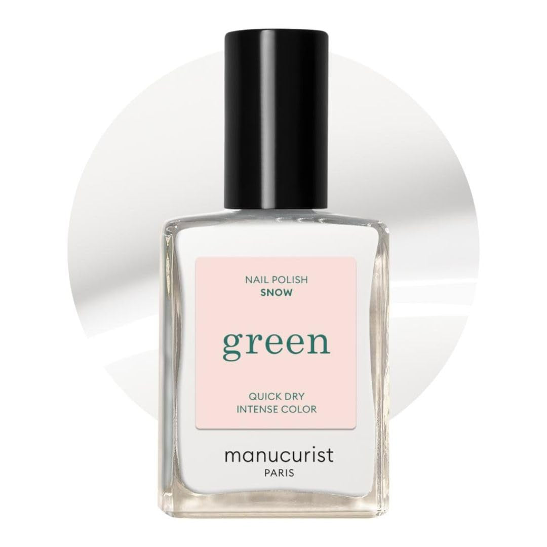 Manucurist Green - Vernis à ongles Rosy Beige Shell Beige - Vernis à ongles à séchage rapide - Ongles DIY - Vegan 12-Free - À base de plantes - Vernis à ongles - Fabriqué en France