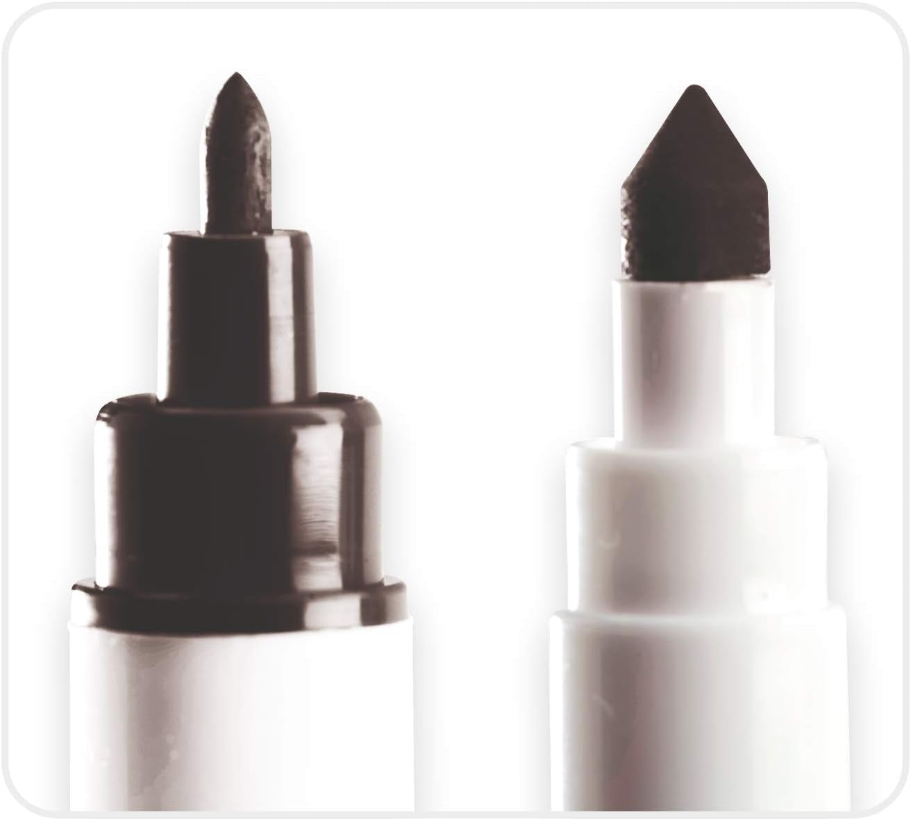 Dekora 414094 - Stylos colorants alimentaires noirs pour décorer muffins, fondant ou papier comestible - Couleur noir, Noir