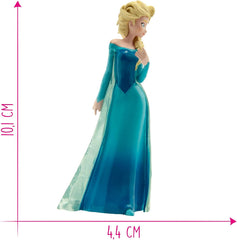 Bullyland 12961 - Spielfigur Elsa von Arendelle aus Walt Disney Die Eiskönigin, ca. 10,1 cm, detailgetreu, ideal als kleines Geschenk für Kinder ab 3 Jahren