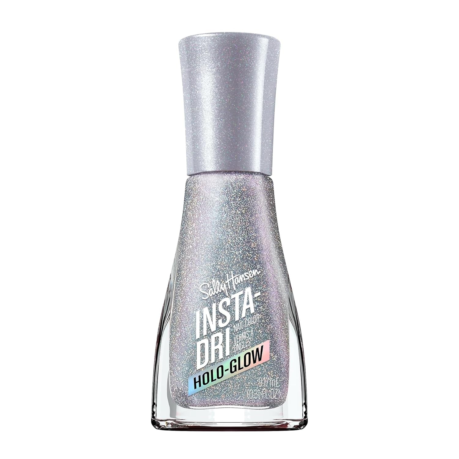 Insta-Dri Holo-Glow, Vernis à ongles euphorique, facile à utiliser, longue durée, belles couleurs, facile à appliquer sur les ongles, sans éclats, 19 ml