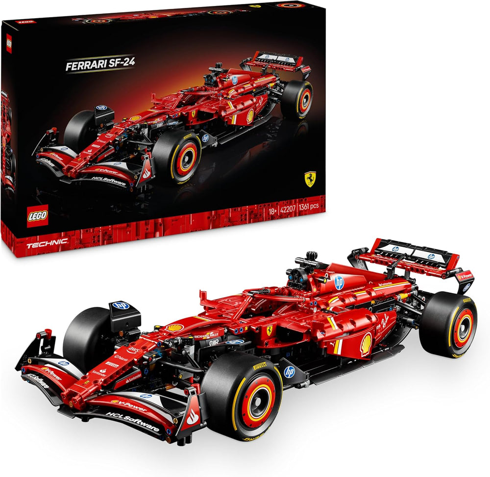 LEGO Technic Oracle Red Bull Racing RB20 F1 Rennauto Modell - Formel 1 Bauset zum Sammeln - V6-Motor, Getriebe, Lenkung & DRS in Maßstab 1:8 - Giftidee for Erwachsene & Teenager 42206