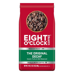 Coffee The Original Decaf, 600 ml (1 pièce) de café décaféiné en grains entiers à torréfaction moyenne, 100 % Arabica