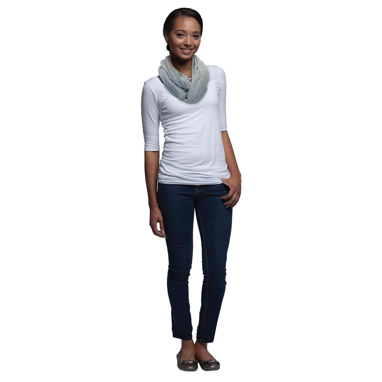 Chicco - Echarpe d'allaitement Boppy Infinity 17 Cm gris Accessoires Alimentation et Allaitement Bebe Naty Shop