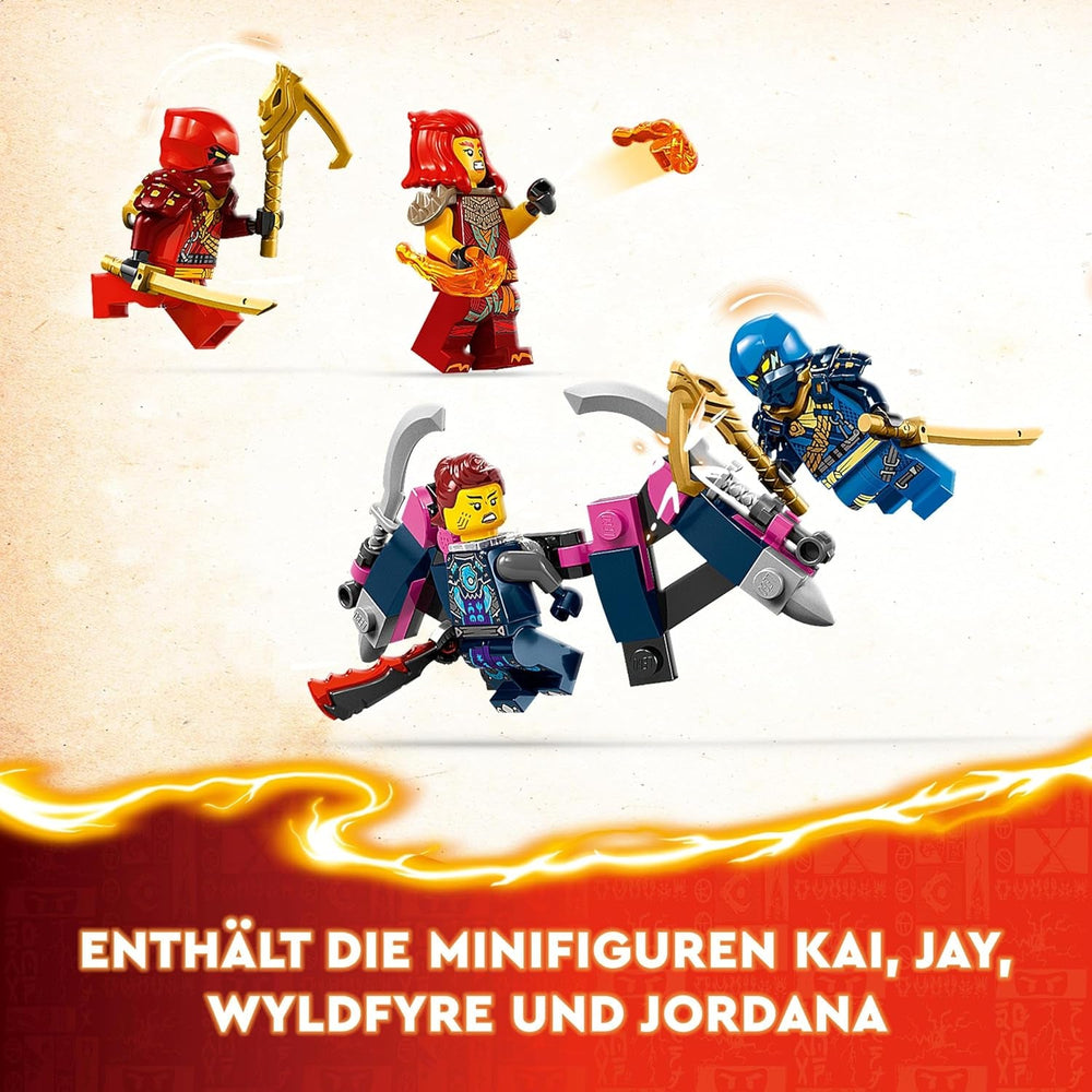 LEGO NINJAGO Kai's Ninja Climbing Mech, jouet Ninja avec figurine à construire et 4 mini figurines, ensemble d'aventure pour enfants, cadeau d'anniversaire pour garçons et filles de 9 ans 71812 Ensembles de construction Beuche den LEGO-Store