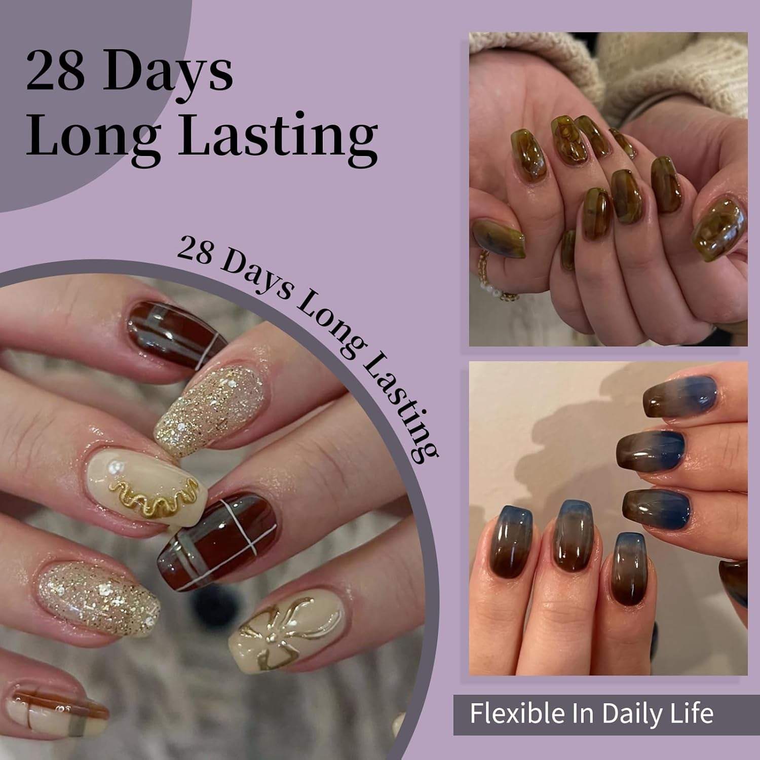 Faux ongles courts ballerine, 500 pièces, colle sur 12 tailles, ongles artificiels, Gel doux et court, couverture complète, pointes pour ongles en Gel courts S