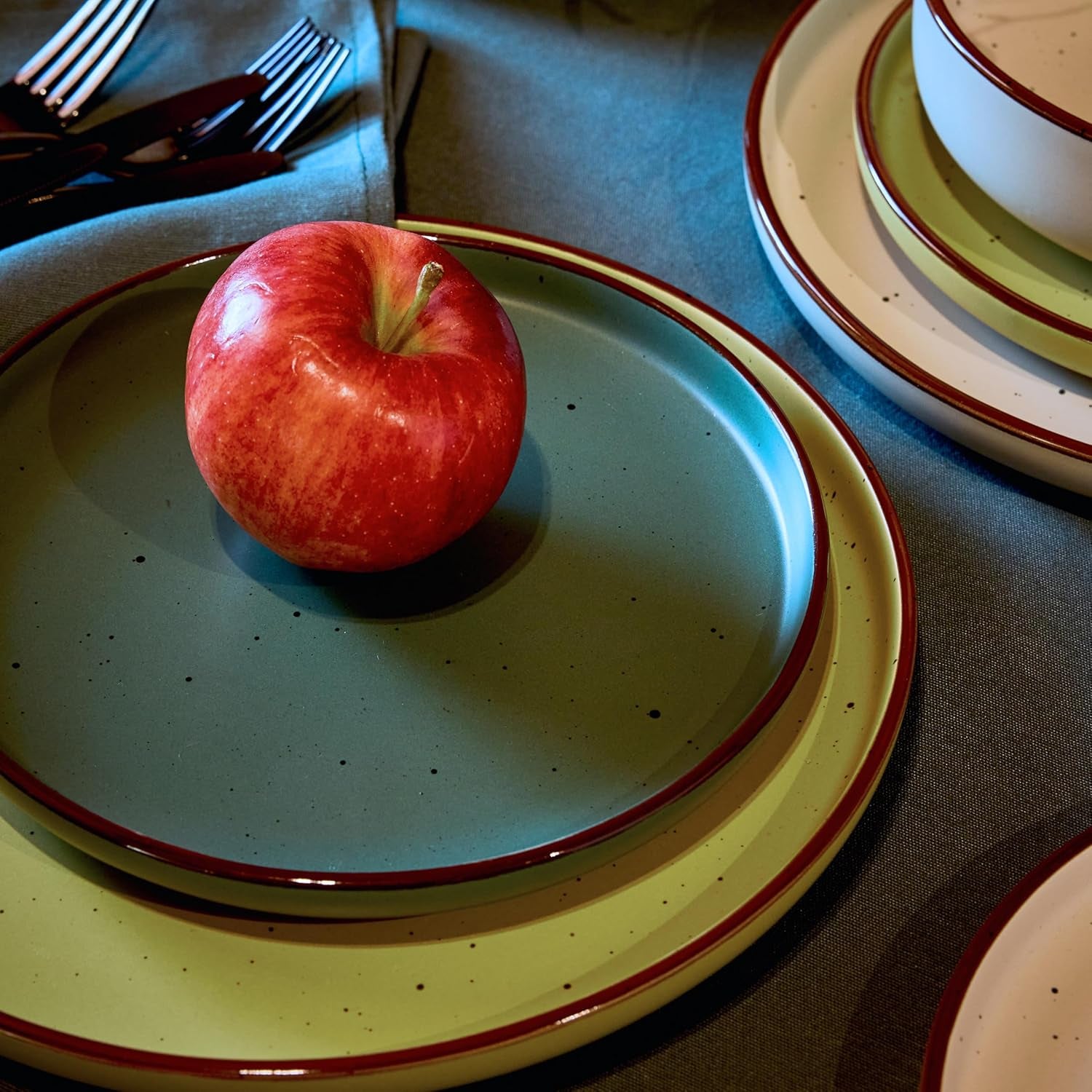 Ardenne, Ensemble de 18 pièces pour 6 personnes, Porzellan, multicolore