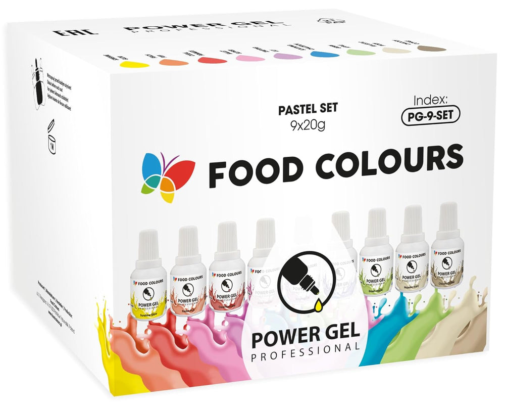 Colorant alimentaire en gel, beige, couleur champagne, 20 g. Colorant alimentaire pour une large gamme d'applications pour la décoration de gâteaux, tartelettes, crème, génoise, glaçage royal, macarons.