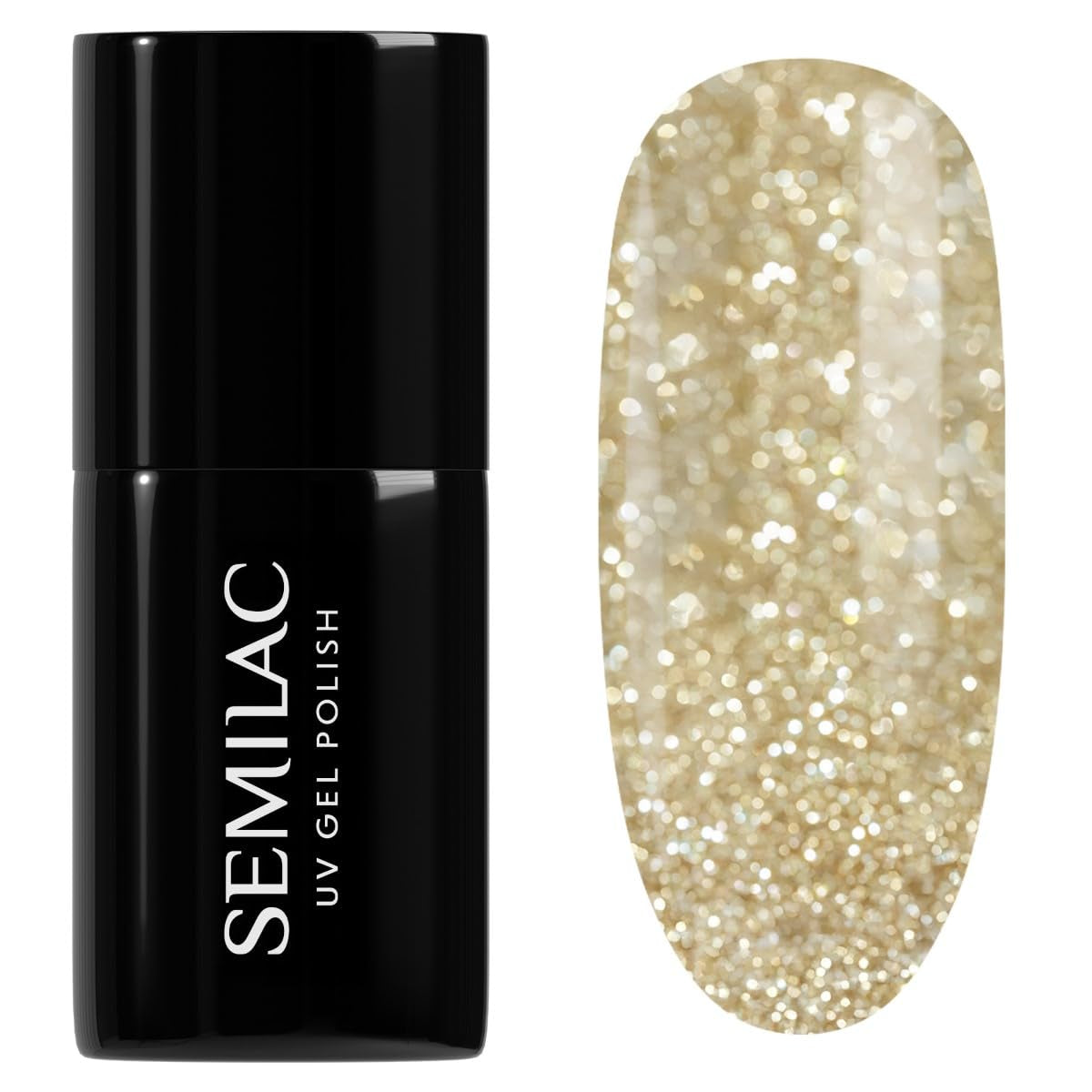 Vernis à ongles UV Semilac 260 Or Clair 7ml Collection Platinum
