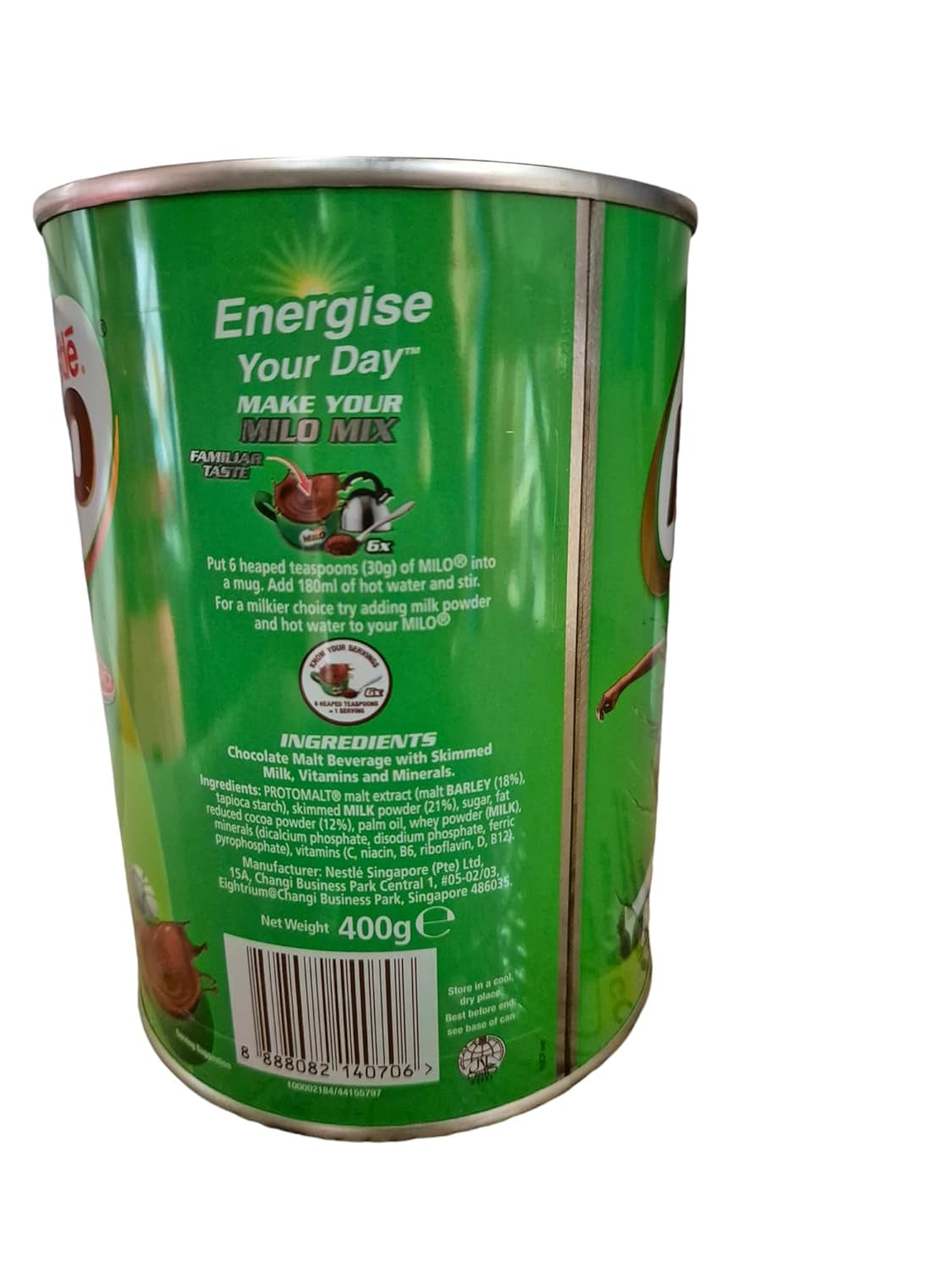 -Set : MILO - Boisson instantanée Kakao 400g + NIDO - Milchpulver 400g