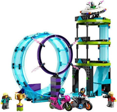 LEGO 60361 City Stuntz Ultimate Stunt Rider Challenge, Cascades 3 en 1 pour 1 ou 2 joueurs, avec motos jouets à 2 roues pour enfants, Set 2023 Jeux de construction Besuche den LEGO-Store